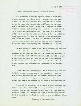 Survey-of Students Enrolled at Douglas College