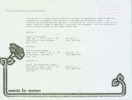 Returning to Learning Flyer